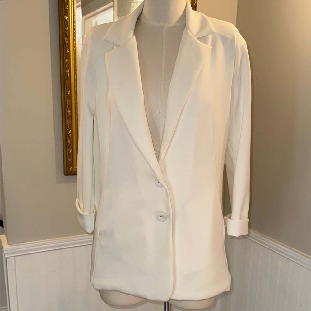Lanston Sport Ivory Blazer. Large. Like new.